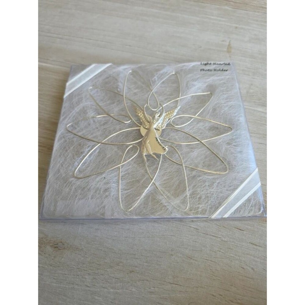 Metal Photo Holder with Angel Design